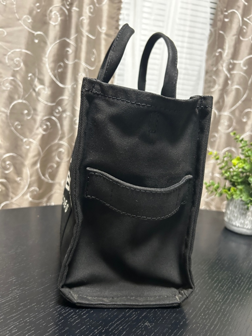 Marc Jacobs Black 'The Tote Bag' Canvas Duffel - Picture 9 of 17